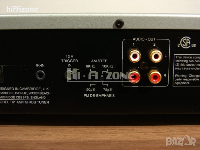 ТУНЕР  Arcam t61 , снимка 7 - Ресийвъри, усилватели, смесителни пултове - 42776755