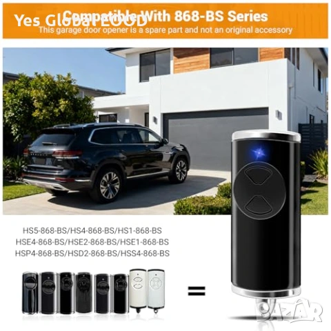 Дистанционно Hörmann HSE2/HSE4 868-BS 2 бутона