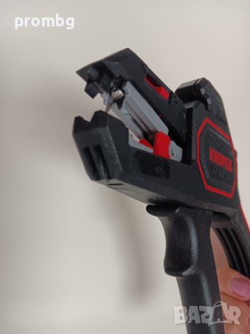 KNIPEX Клещи автоматични за сваляне на изолация, оголване на кабели KNIPEX 12 62 180, 0,2-6,0 mm², снимка 9 - Клещи - 39151625