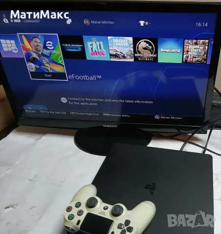 Playstation 4 1 TB + контролери + игри, снимка 3 - PlayStation конзоли - 56139917