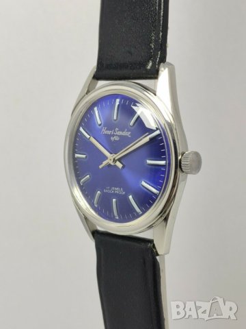 HENRI SANDOZ & FILS SWISS Мъжки ръчен часовник, снимка 4 - Мъжки - 31388357