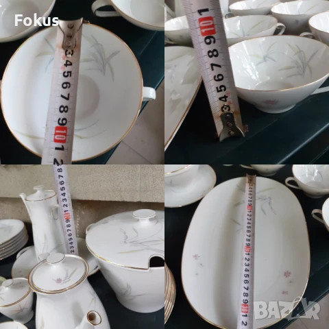 Порцелан голям сервиз Bavaria Tirschenreuth Germany 31 части, снимка 7 - Антикварни и старинни предмети - 51065791