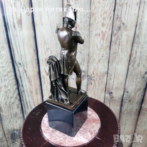 Бронзова статуетка - Наполеон , снимка 9 - Статуетки - 42906305