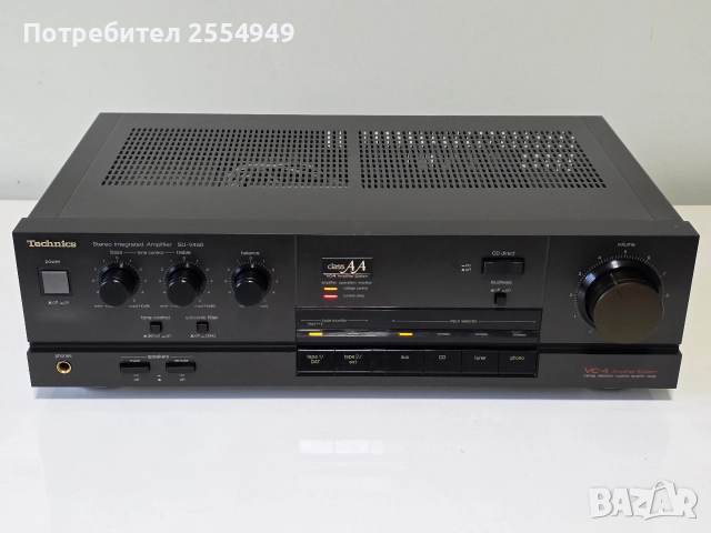 Technics SU-V450 stereo integrated amplifier, снимка 3 - Ресийвъри, усилватели, смесителни пултове - 52751195