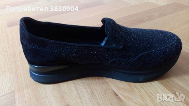 Сникърси HOGAN, черни, 38.5, снимка 3 - Дамски ежедневни обувки - 42059220