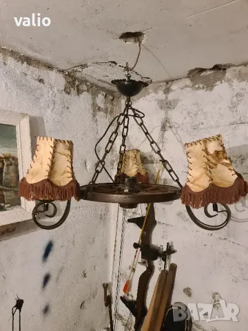 Стар полилей от колело на каруца, снимка 2 - Антикварни и старинни предмети - 49999459