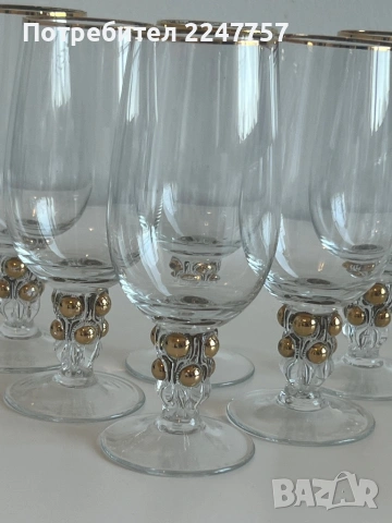 Луксозни кристални чаши , снимка 3 - Антикварни и старинни предмети - 54109771