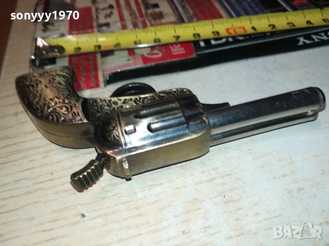 РЕВОЛВЕР-МЕТАЛНА ЗАПАЛКА 3010252015, снимка 5 - Запалки - 52239295