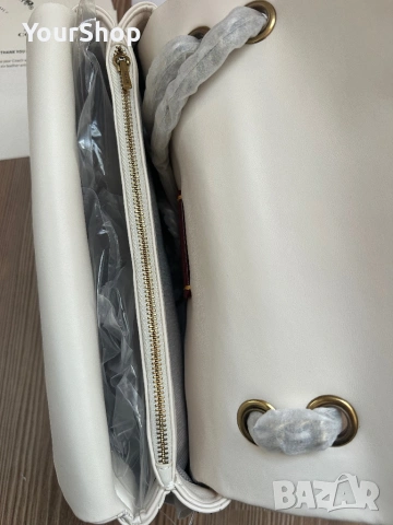 Дамска чанта Tabby Shoulder Bag 26 в бял цвят, снимка 8 - Чанти - 54048984