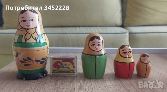 Матрйошки 4 броя , снимка 5 - Антикварни и старинни предмети - 54214831
