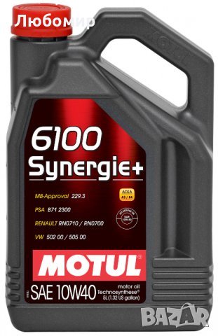 MOTUL 6100 Sinergie+ 10W-40 5л, снимка 1