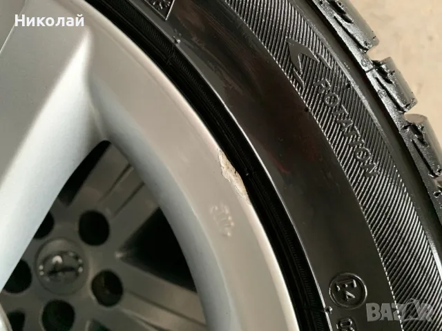 Оригинални джанти на Тойота 17ки със зимни гуми размер 225/45 R17, снимка 6 - Гуми и джанти - 47983869