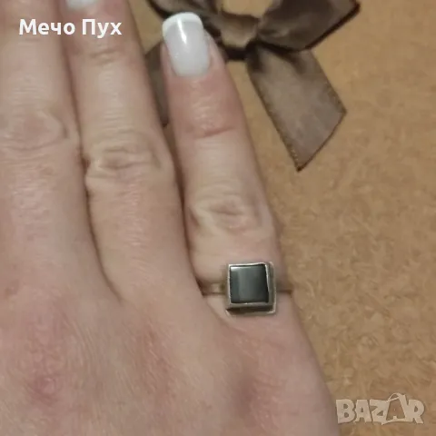 Сребърен пръстен (263), снимка 5 - Пръстени - 48838156