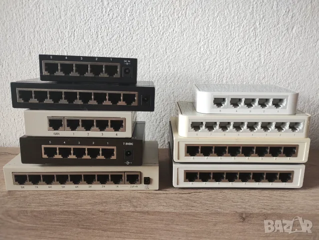 9 броя интернет суйчове Switch, снимка 2 - Суичове - 56107817