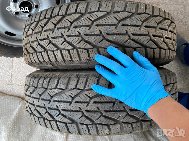 4бр Зимни гуми с железни джанти 185/65/15 5х100 15 5x100, снимка 7 - Гуми и джанти - 51870733