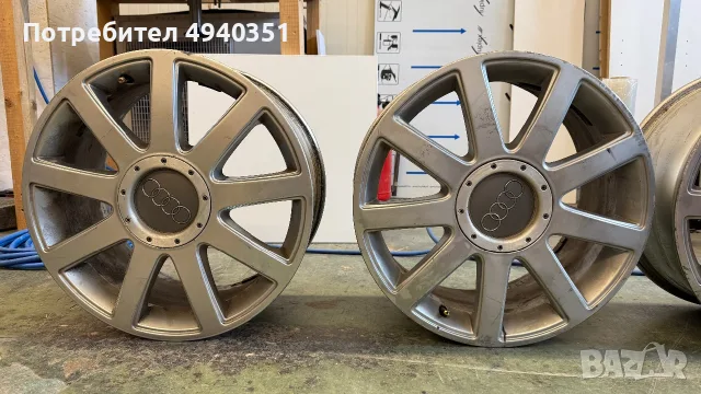 Оригинални джанти Audi 17 5x112, снимка 2 - Гуми и джанти - 56216205