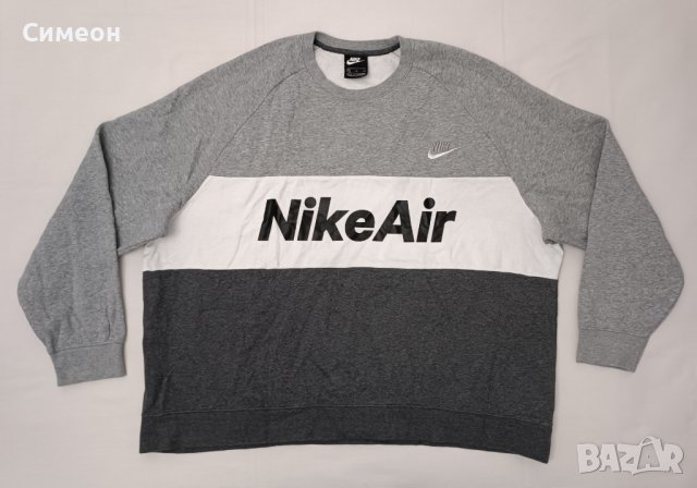 Nike AIR Fleece Sweatshirt оригинално горнище 2XL Найк памук спорт