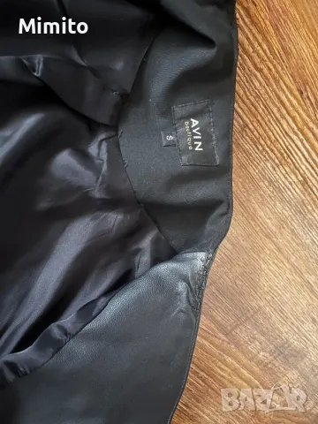 AVIN кожено яке с втален силует, снимка 6 - Якета - 49846167