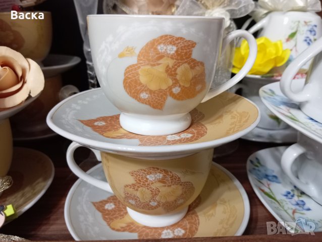 Сервиз от 6 чаши за кафе , снимка 2 - Чаши - 44411185