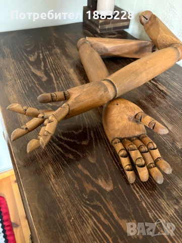 Дървени ръце за манекен гъвкаеи, снимка 5 - Манекени - 54265402