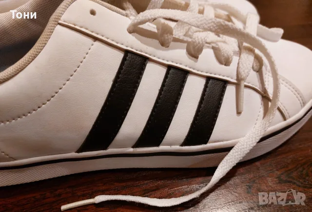 ADIDAS Оригинал Нови Кожени Мъжки Маратонки 44, снимка 6 - Маратонки - 56121748