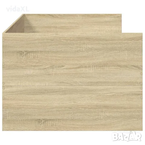 vidaXL Дневно легло с чекмеджета, без матрак, сонома дъб, 90x200 см, снимка 5 - Спални и легла - 56146817