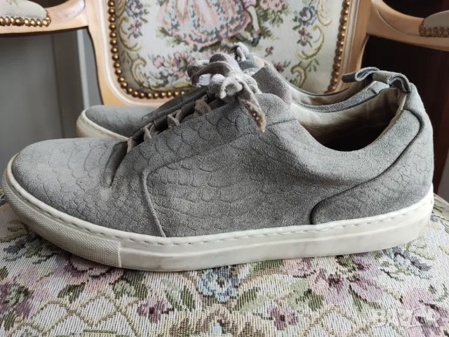 велурени сникърси Bianco, снимка 3 - Кецове - 47914305