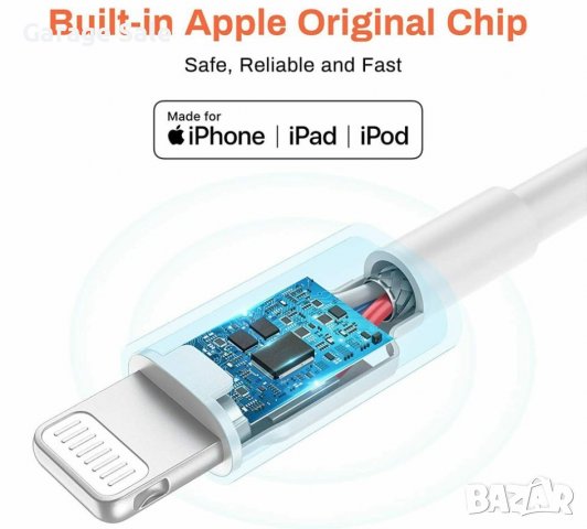 USB кабел за iPhone 6, 6S, 7, 8, 8 Plus, 11, 11 Pro, и др., снимка 8 - USB кабели - 39551740