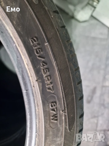Продавам 4бр Michelin 215/45 17 , снимка 2 - Гуми и джанти - 54282353
