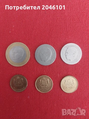 Лот монети Мароко, снимка 2 - Нумизматика и бонистика - 50456757