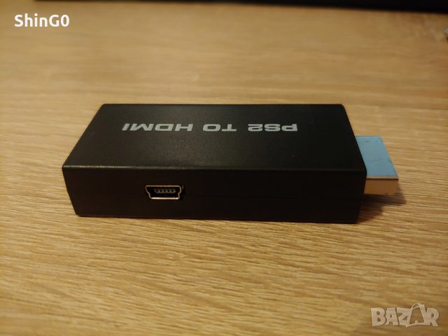 НОВ PS2 към HDMI + 3.5мм адаптер, снимка 5 - Аксесоари - 39100701