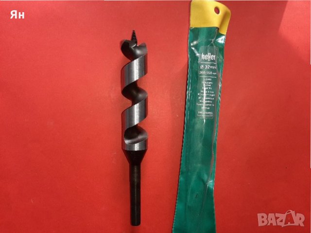 Качествено Усукано Спираловидно Свредло Бургия за Солидно Дърво/Греди/Талпи-32мм