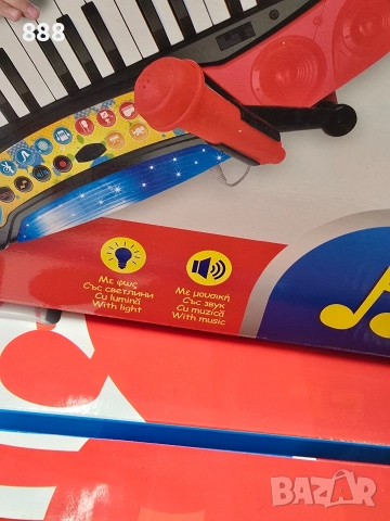 детско пиано със столче, снимка 4 - Музикални играчки - 52864538