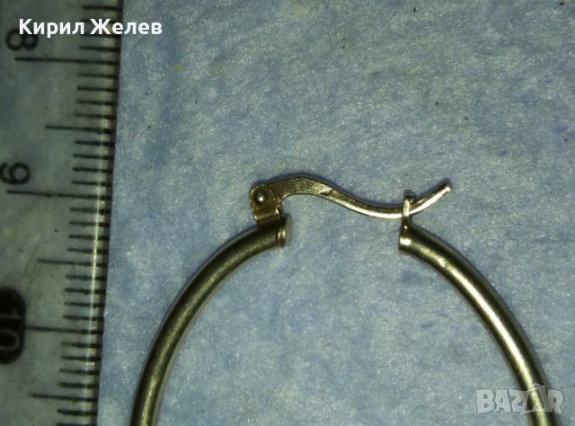 ГОЛЯМА СРЕБЪРНА КЛАСИЧЕСКИ СТИЛЕН АРТ МОДЕЛ ОБЕЦА СРЕБРО 925 ОБИЦА 40149, снимка 6 - Обеци - 42450893