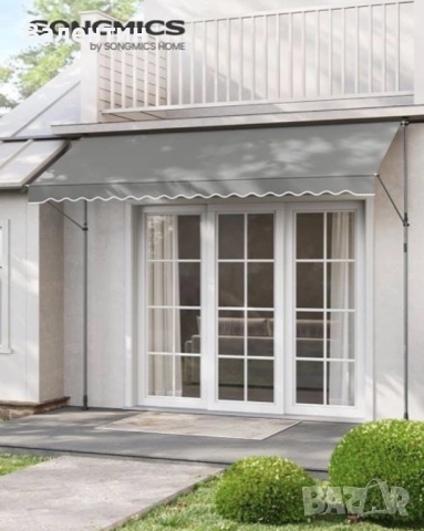 Прибираща се тента SONGMICS, снимка 3 - Градински мебели, декорация  - 51886322