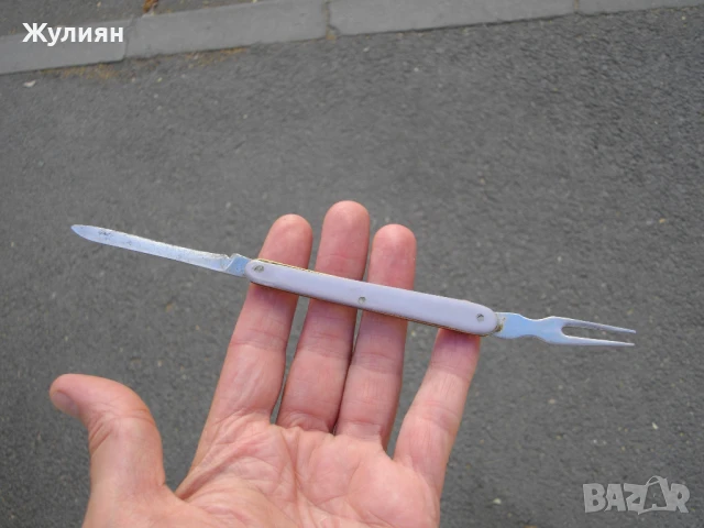 КОЛЕКЦИОНЕРСКО БЪЛГАРСКО ДЖОБНО НОЖЧЕ ПЕТКО ДЕНЕВ, снимка 4 - Антикварни и старинни предмети - 50871928