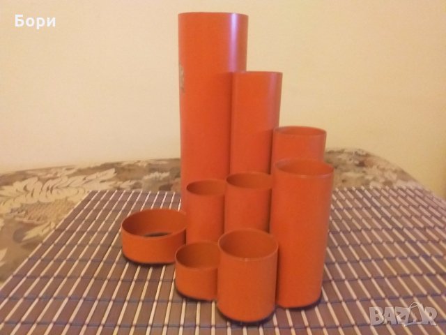 Метален немски моливник/органайзер 1970г, снимка 6 - Органайзери за бюро - 30218588