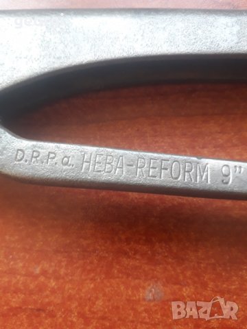 Стар немски раздвижен ключ антика D. R. PATENT, снимка 3 - Колекции - 31476603