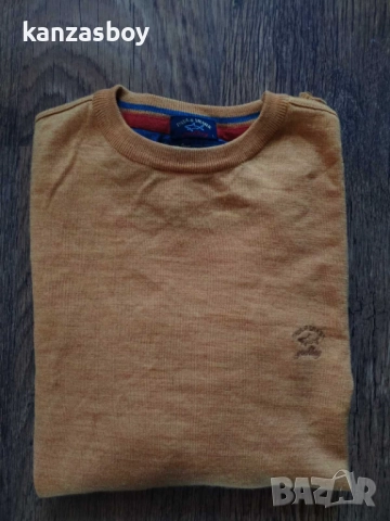 paul and shark supermelange cool touch - страхотен мъжки пуловер Л КАТО НОВ, снимка 10 - Пуловери - 52818580