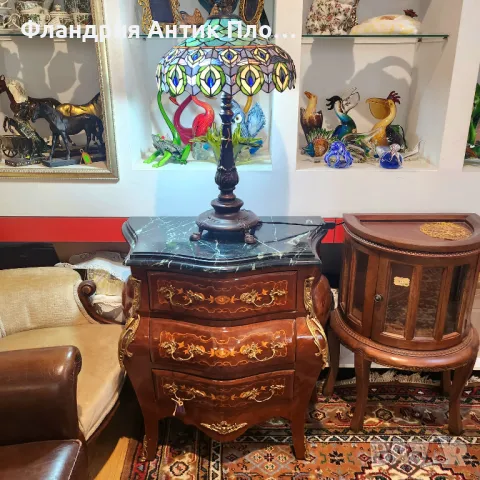 Луксозен комод Луи ХV , снимка 8 - Скринове - 36603443