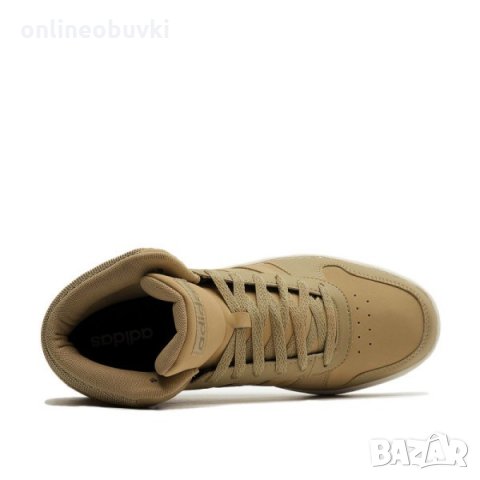 НАМАЛЕНИЕ!!!Мъжки високи спортни обувки ADIDAS Hoops Горчица, снимка 4 - Маратонки - 34406192