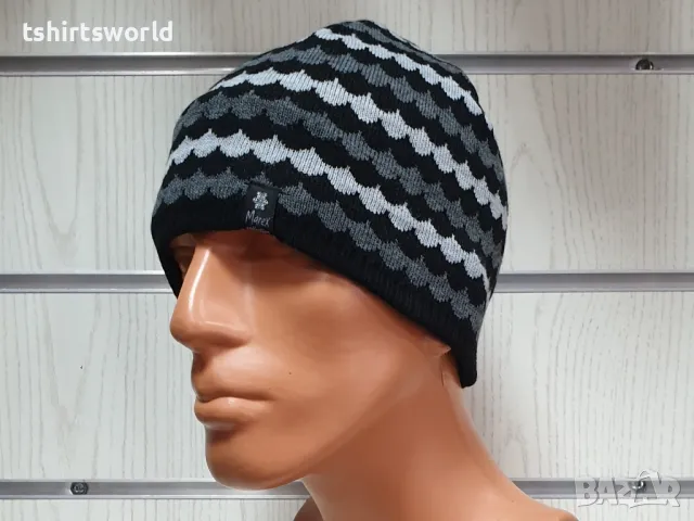Нова зимна шапка MAREX с плетка на райета, снимка 5 - Шапки - 47936650