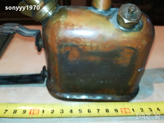 медна стара лампа от франция 3008210843, снимка 6 - Антикварни и старинни предмети - 33963284