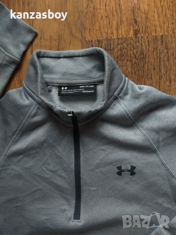 Under Armour Men's Storm 1-4 Zip Sweater Long Sleeve - страхотна мъжка блуза КАТО НОВА, снимка 4 - Спортни дрехи, екипи - 39423274