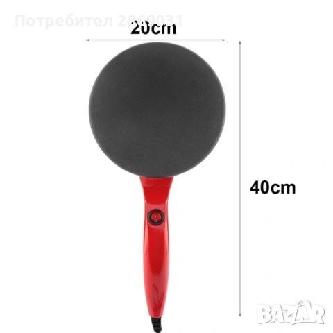 Електрически тиган за палачинки и пролетни рулца – 200 мм, снимка 7 - Други - 53876350