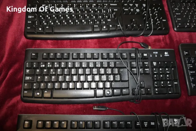 12 Клавиатури Logitech K120/Dell/Fujitsu KB410K/Gembird/Genius/A4Tech за Настолен Компютър , снимка 4 - Клавиатури и мишки - 55501007