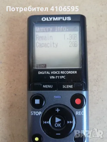 Диктофон Olympus VN-711PC  2GB, снимка 2 - Други - 47645525
