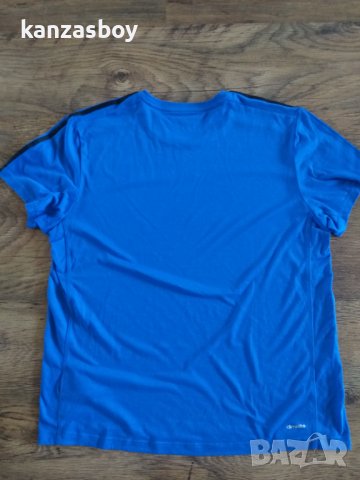  adidas blue Essential 3 Stripe - страхотна мъжка тениска, снимка 9 - Тениски - 37452857