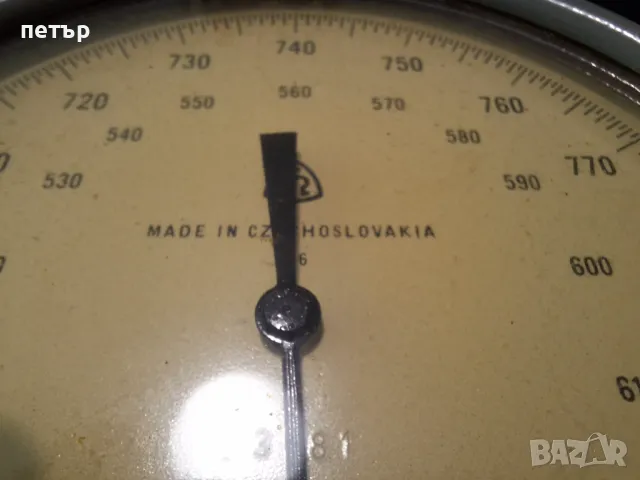 Ретро уред Барометър, снимка 3 - Антикварни и старинни предмети - 49960801