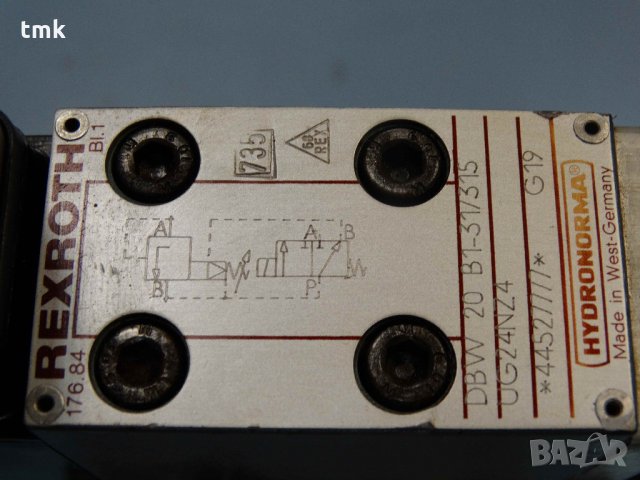 Хидравличен блок с клапан Rexroth, снимка 4 - Резервни части за машини - 30592976